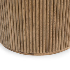 Vander Tawny Brown 55" Round Dining Table