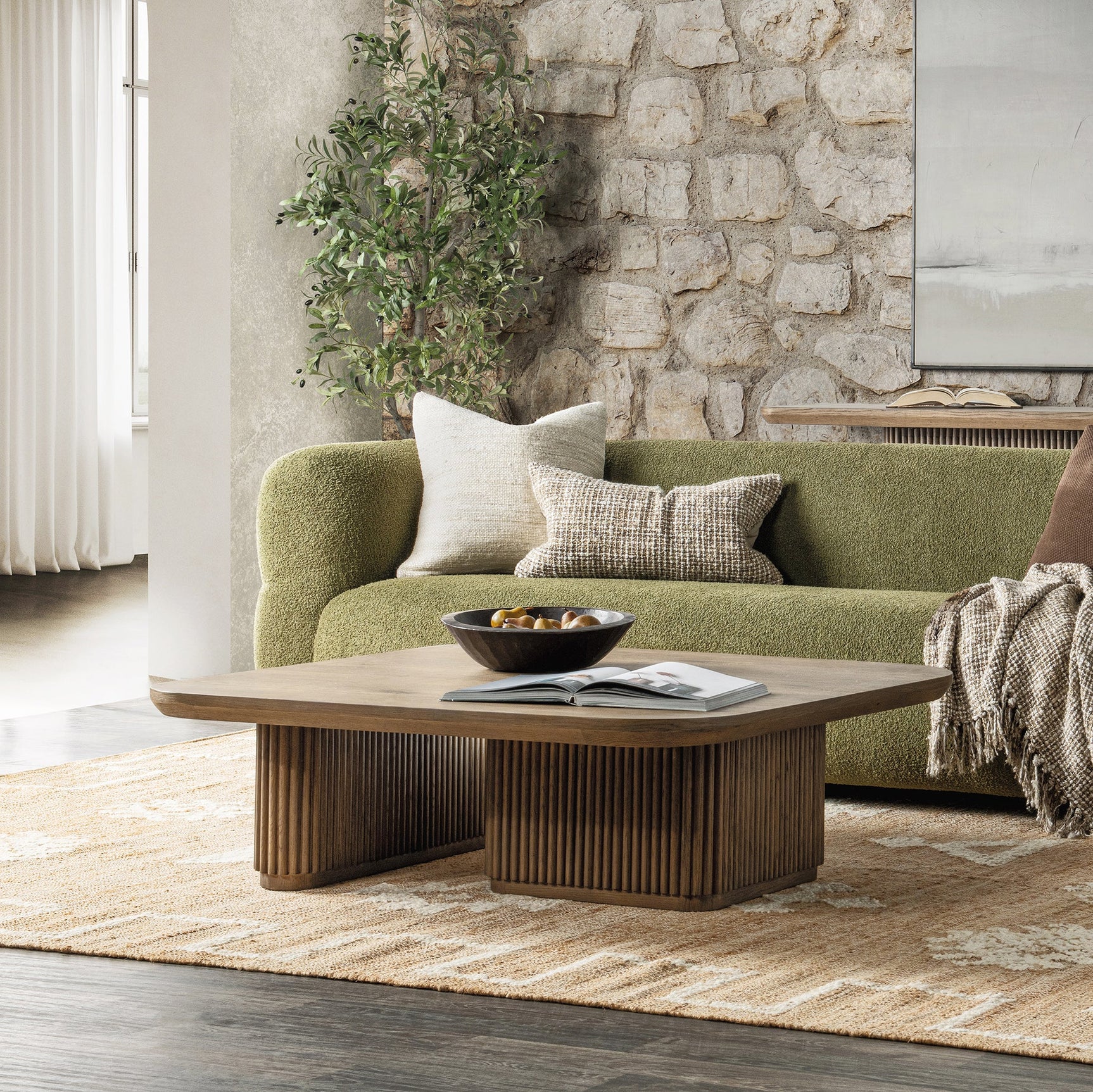 Vander Tawny Brown Coffee Table - Ornate Home
