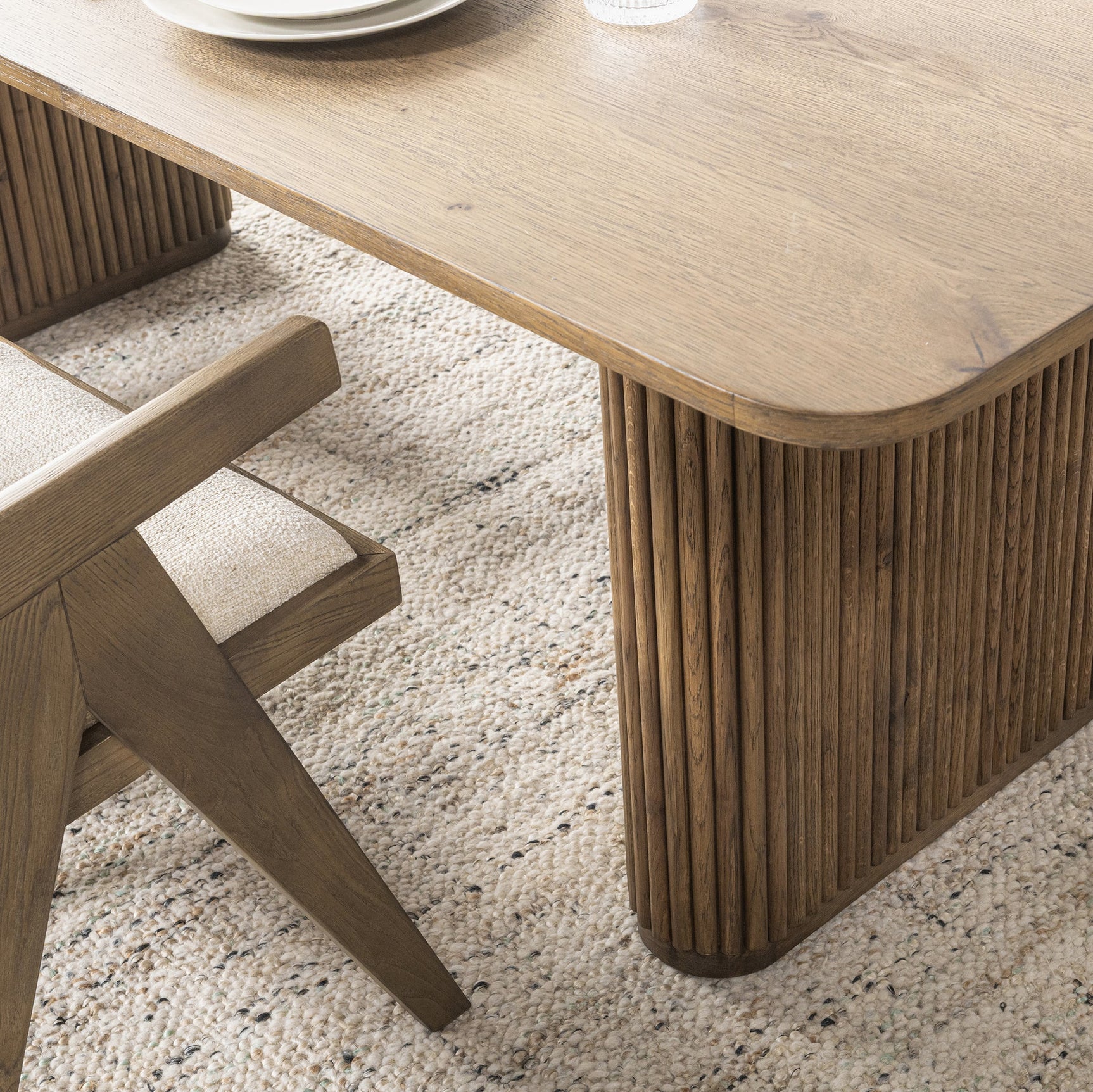 Vander Tawny Brown Rectangular Dining Table - Ornate Home