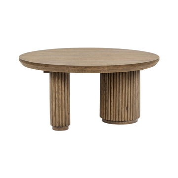 Vander Tawny Brown Round Coffee Table - Ornate Home