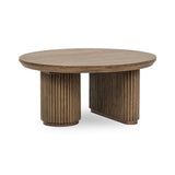 Vander Tawny Brown Round Coffee Table - Ornate Home