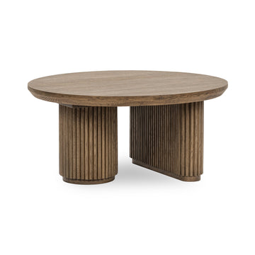 Vander Tawny Brown Round Coffee Table - Ornate Home