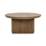Vander Tawny Brown Round Coffee Table - Ornate Home