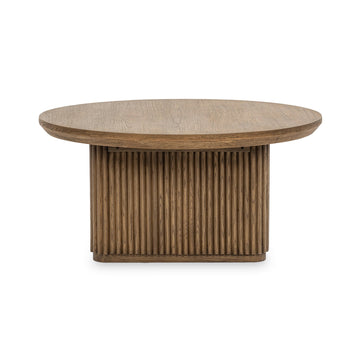 Vander Tawny Brown Round Coffee Table - Ornate Home