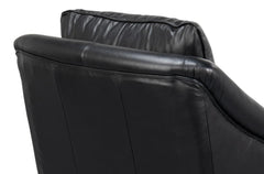 Vandike Black Arm Chair - Ornate Home