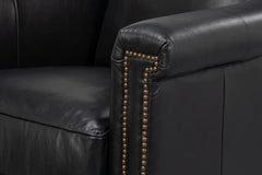 Vandike Black Arm Chair - Ornate Home