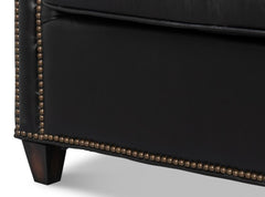 Vandike Black Arm Chair - Ornate Home