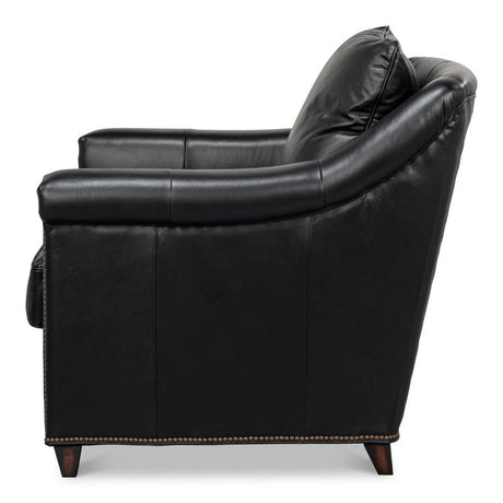 Vandike Black Arm Chair - Ornate Home