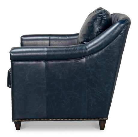 Vandike Blue Arm Chair - Ornate Home