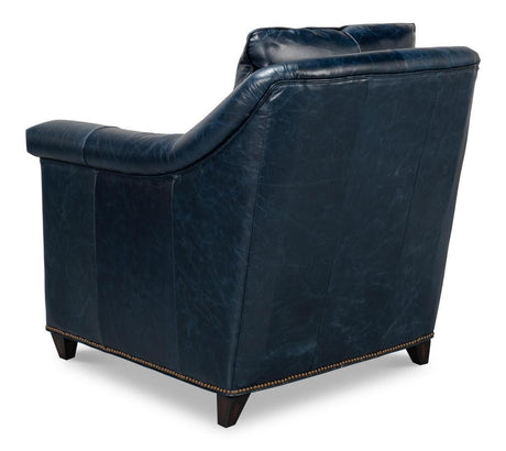 Vandike Blue Arm Chair - Ornate Home