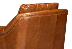 Vandike Brown Arm Chair - Ornate Home
