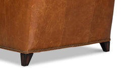 Vandike Brown Arm Chair - Ornate Home