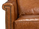Vandike Brown Arm Chair - Ornate Home