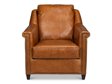 Vandike Brown Arm Chair - Ornate Home