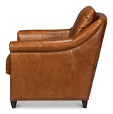 Vandike Brown Arm Chair - Ornate Home