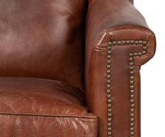 Vandike Brown Arm Chair - Ornate Home