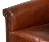 Vandike Brown Arm Chair - Ornate Home