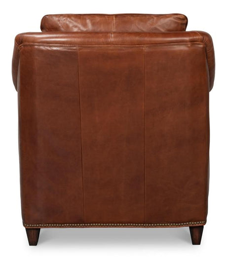 Vandike Brown Arm Chair - Ornate Home