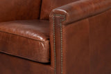 Vandike Brown Arm Chair - Ornate Home