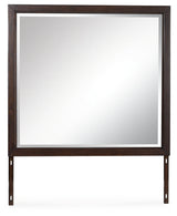 Vanmore Dark Brown Bedroom Mirror - Ornate Home