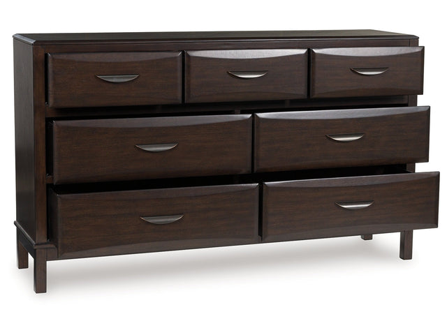 Vanmore Dark Brown Dresser (Online Special Price) - Ornate Home