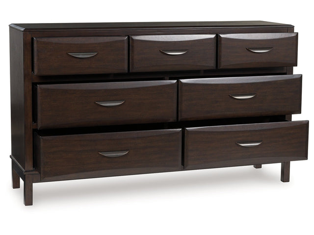 Vanmore Dark Brown Dresser - Ornate Home