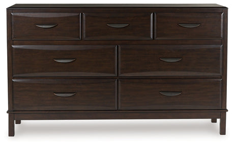 Vanmore Dark Brown Dresser - Ornate Home