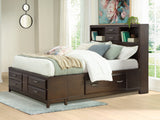 Vanmore Dark Brown Queen Storage Bed - Ornate Home