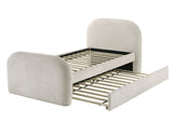 Vanni Ivory Twin Bed w/ Trundle - Ornate Home