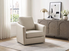 Vantage Beige Swivel Chair - Ornate Home