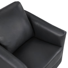 Vantage Black Swivel Chair - Ornate Home