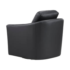 Vantage Black Swivel Chair - Ornate Home