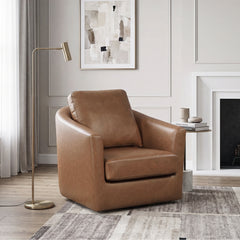 Vantage Brown Swivel Chair - Ornate Home
