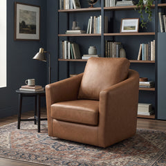 Vantage Brown Swivel Chair - Ornate Home