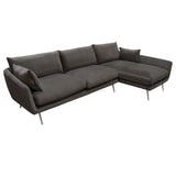 Vantage Iron Grey 2pc Sectional - Ornate Home