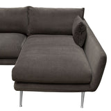Vantage Iron Grey 2pc Sectional - Ornate Home