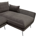 Vantage Iron Grey 2pc Sectional - Ornate Home