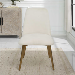 Vantage Off White Fabric Dining Chair - Ornate Home