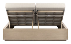 Varadero Gray Outdoor Beach Double Chaise - Ornate Home