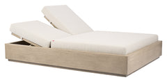 Varadero Gray Outdoor Beach Double Chaise - Ornate Home