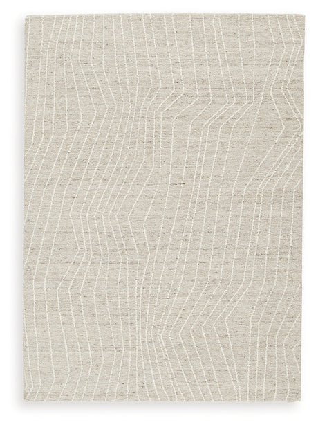 Varahill Gray/Ivory Medium Rug - Ornate Home