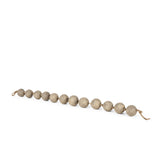 Varamala Dark Beige Paper Mache Sphere Garland - Ornate Home