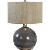 Vardenis Gray Ceramic Lamp - Ornate Home