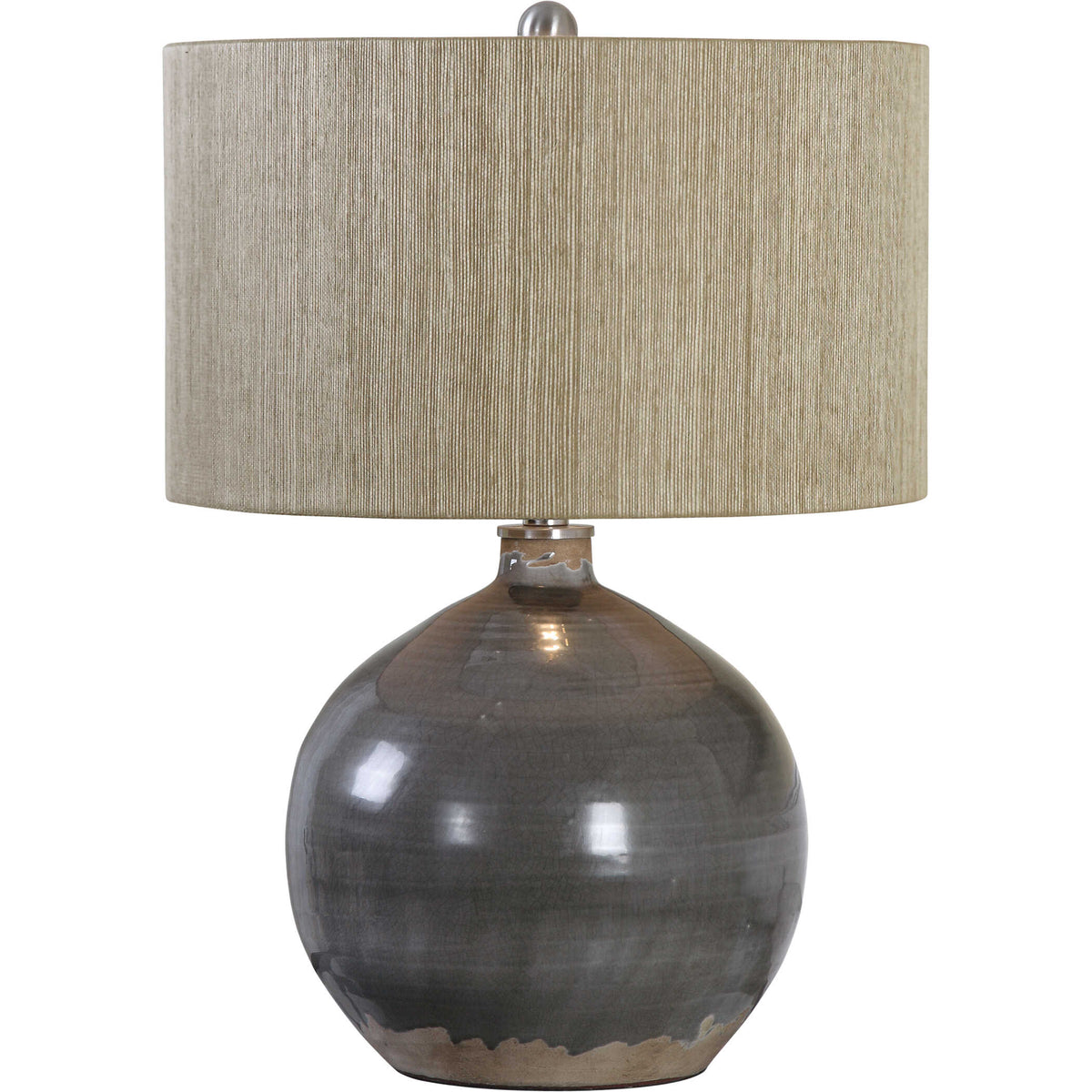 Vardenis Gray Ceramic Lamp - Ornate Home