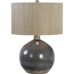 Vardenis Gray Ceramic Lamp - Ornate Home