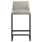 Vardon Tan Genuine Leather Bar Stool (Set Of 2) - Ornate Home