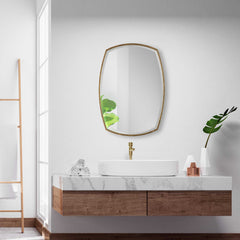 Varenna Aged Gold Vanity Mirror - Ornate Home