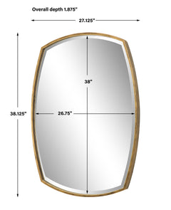 Varenna Aged Gold Vanity Mirror - Ornate Home
