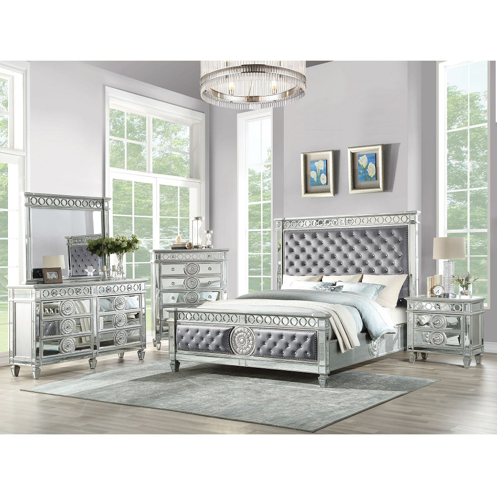 Varian Gray Queen Bed - Ornate Home