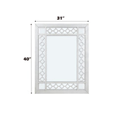 Varian Mirrored & Antique Platinum Mirror - Ornate Home
